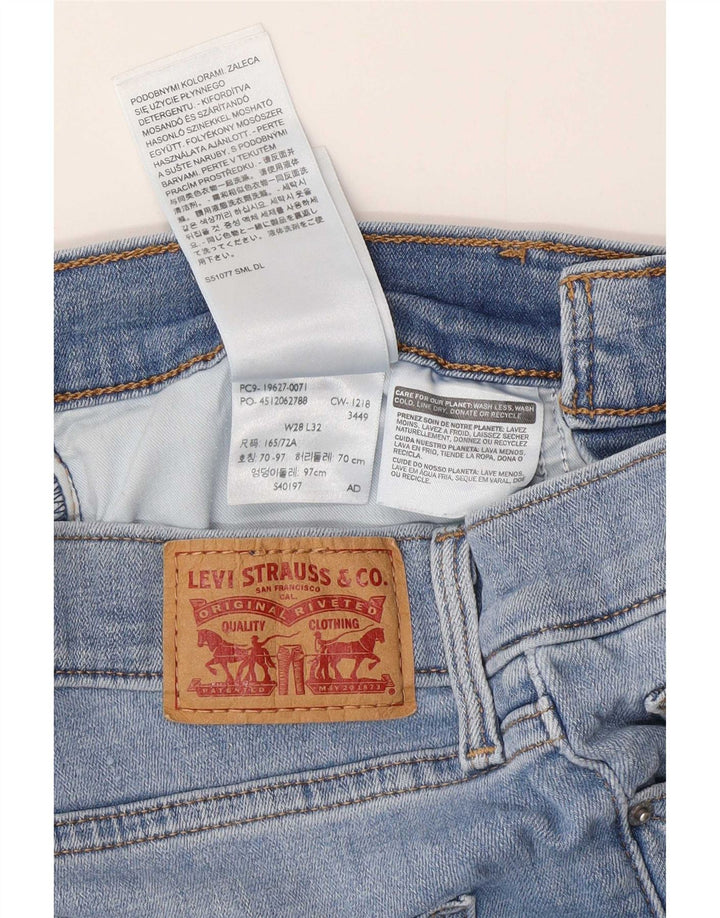 Женские джинсы Levi's 312 Shaping Slim W28 L27, синий хлопок