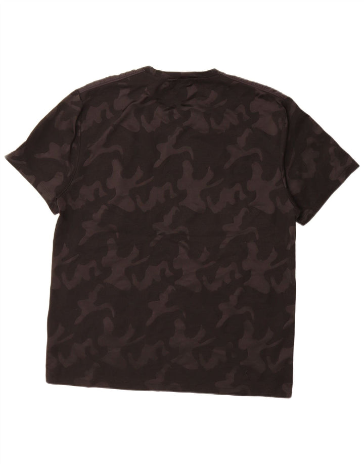 Мужская футболка DKNY Top XL, черный камуфляжный полиэстер