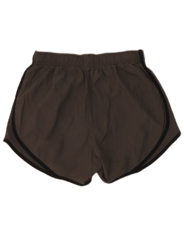 Женские спортивные шорты NIKE Dri Fit UK 8, маленькие, цвета хаки, полиэстер