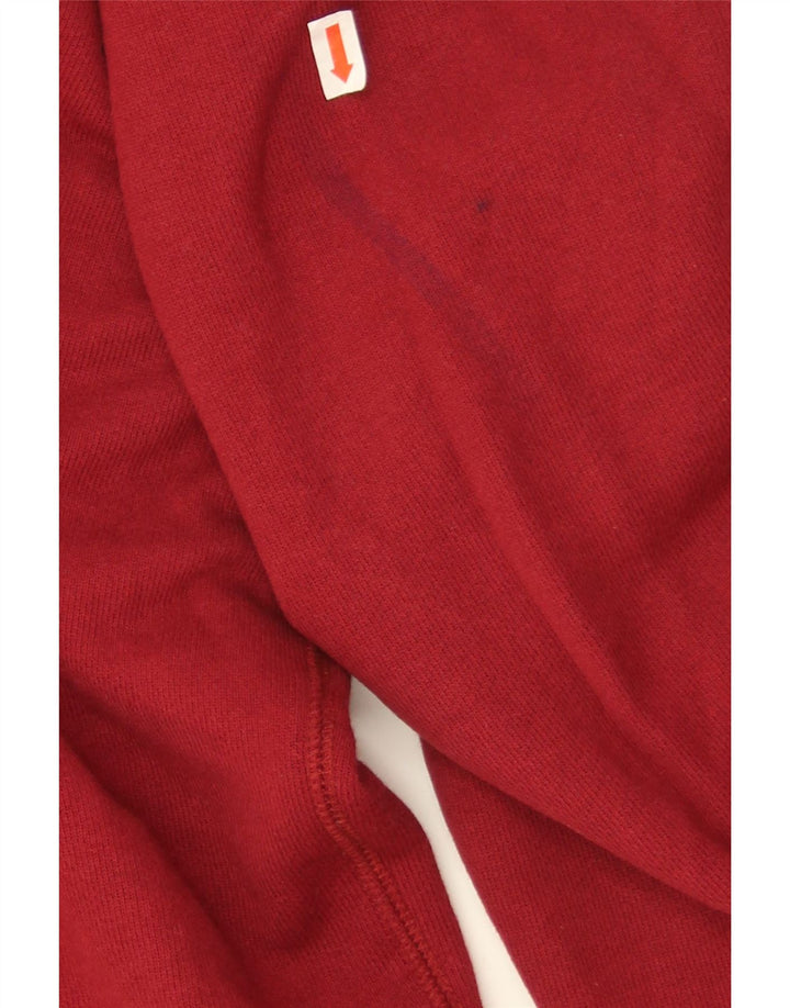 Мужской свитшот с рисунком Nike, маленький бордовый хлопковый джемпер