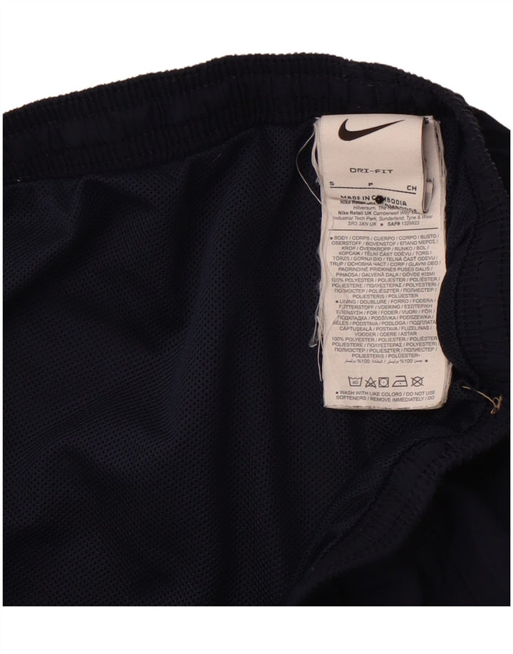Мужские спортивные брюки NIKE Dri Fit, брюки-джоггеры, маленькие темно-синие, полиэстер