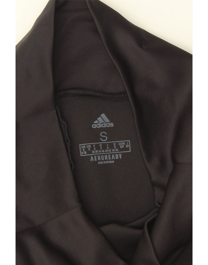 Женские леггинсы Adidas Aeroready UK 8/10, маленький черный полиэстер