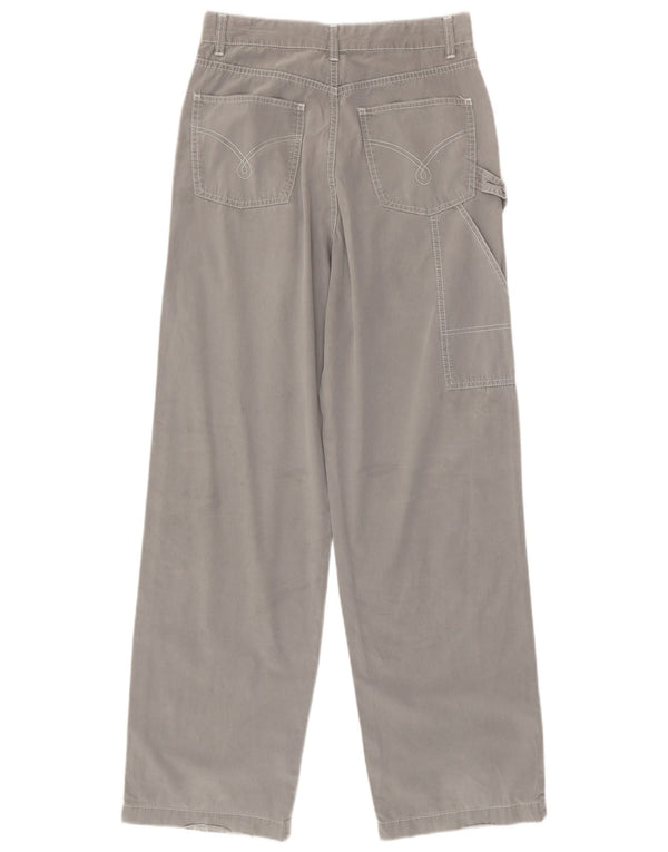 Мужские прямые брюки карго Moschino UK 36, маленькие W30 L31, серый хлопок