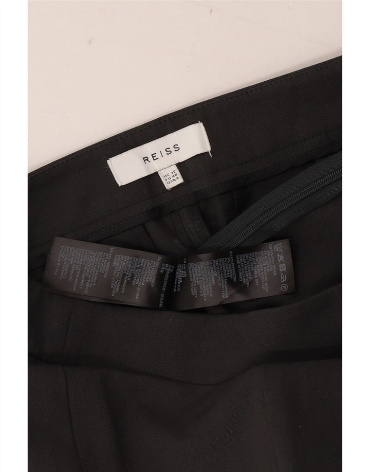 REISS Женские узкие брюки-чинос UK 12 Medium W30 L28 Серый полиэстер