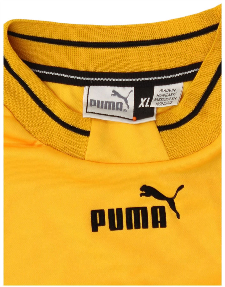 Puma Мужская футболка Top XL Желтый