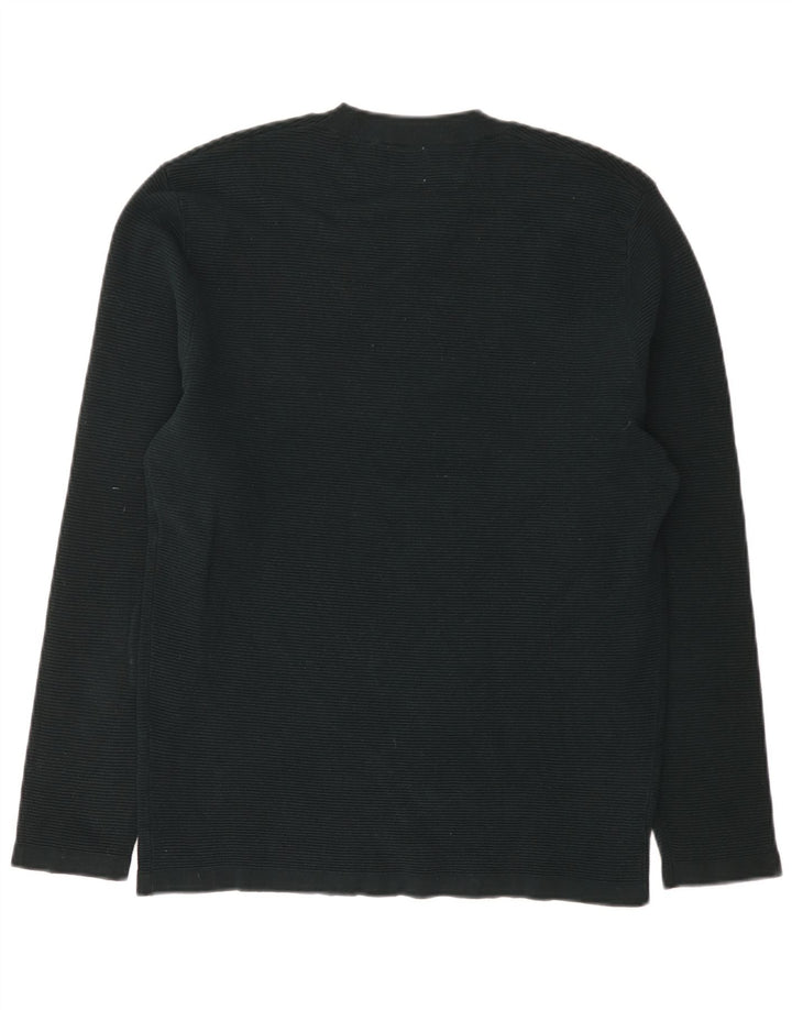Мужской топ Zara с длинным рукавом, средний зеленый хлопок, хлопок