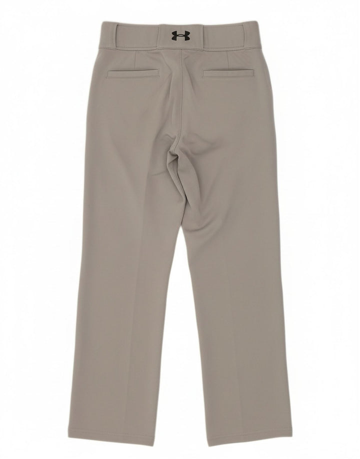 Прямые повседневные брюки Under Armour для мальчиков 9–10 лет, средние W26 L28, серые