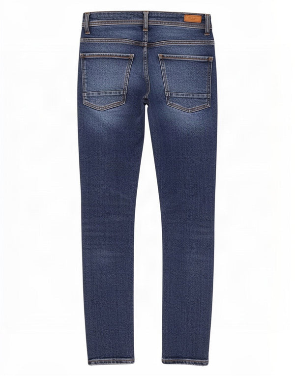 Мужские джинсы скинни Zara EU 38, маленькие W30 L29, синие, хлопок
