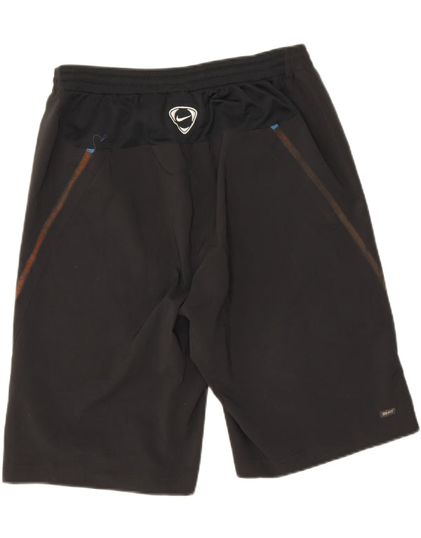 Мужские спортивные шорты Nike Dri Fit, средние черные