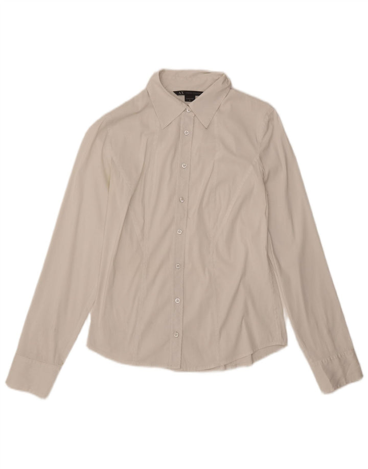 ARMANI EXCHANGE Женская рубашка UK 12 Medium White
