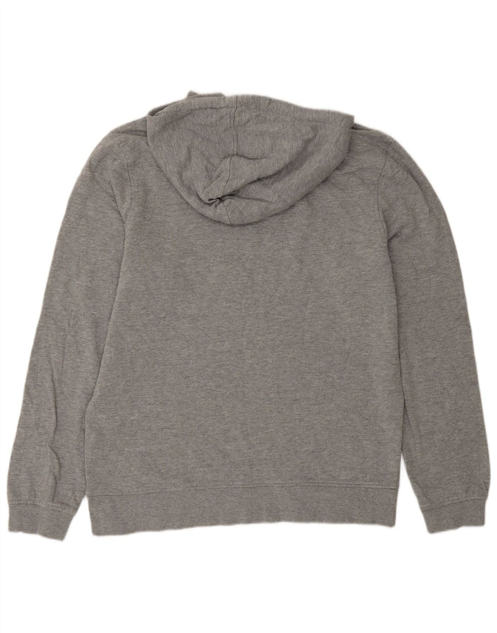 Мужской джемпер с капюшоном Jack & Jones с рисунком, средний серый хлопок в крапинку