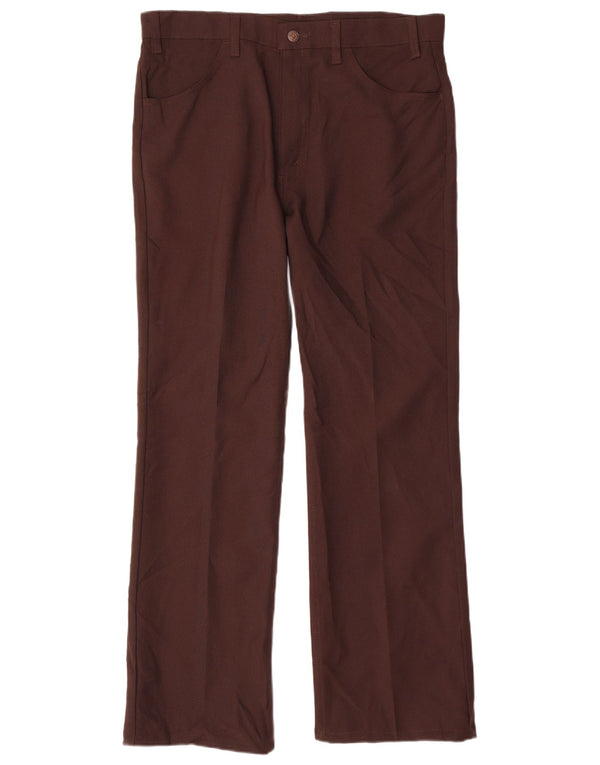 Мужские прямые повседневные брюки LEVI'S W36 L31 Коричневые