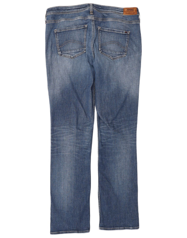 TOMMY HILFIGER Мужские прямые джинсы W31 L32 синие, хлопок