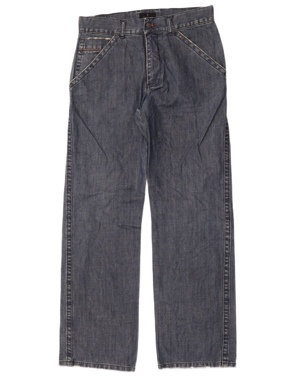 Мужские прямые джинсы Trussardi IT 48 Medium W32 L34 Синие, хлопок