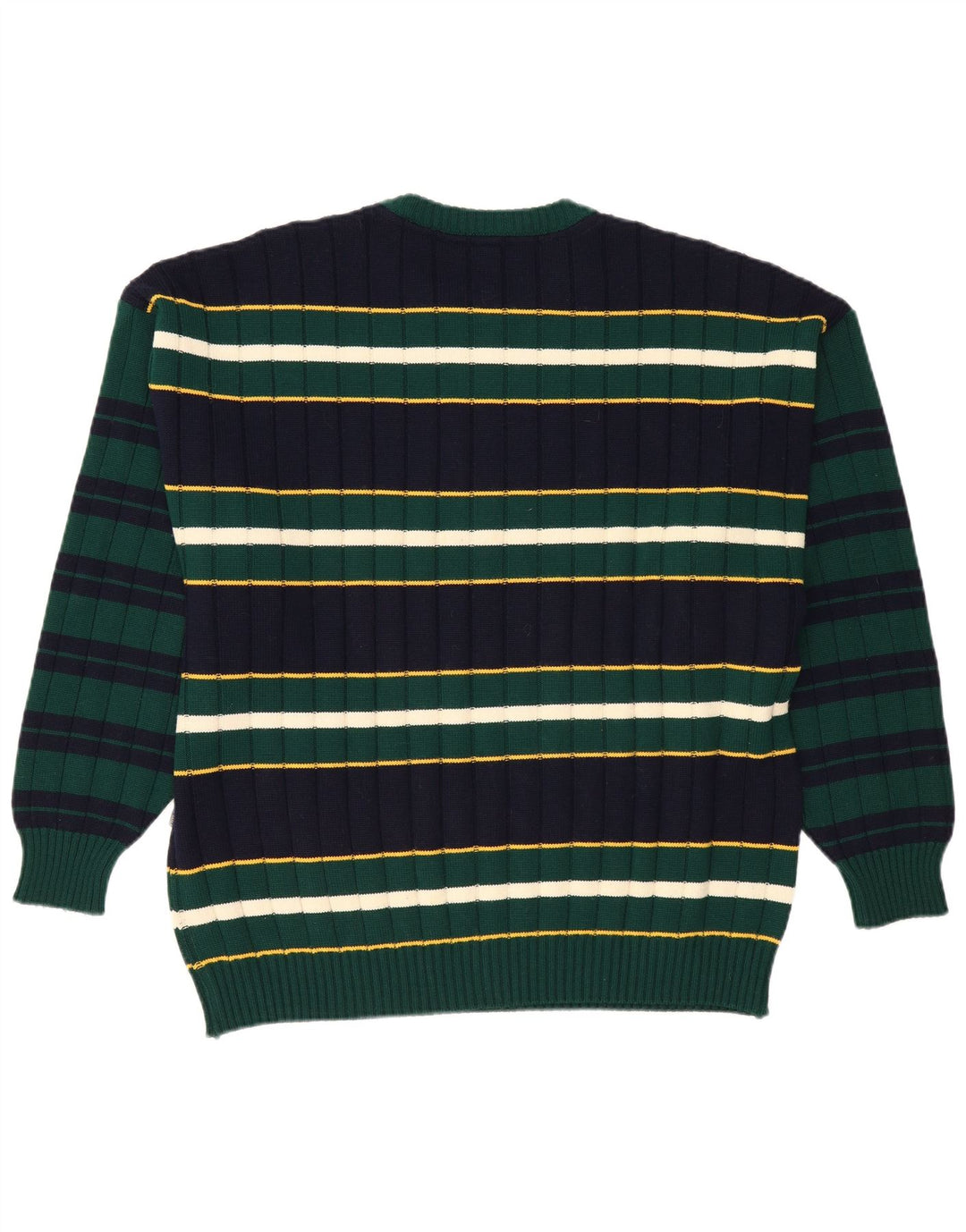 Мужской свитер с круглым вырезом White Sails 2XL Темно-синий в полоску