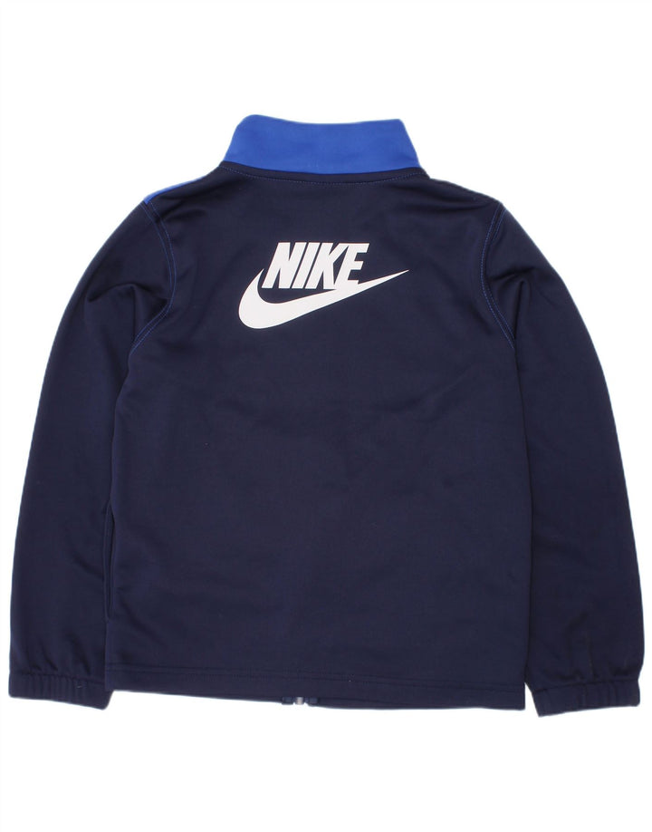 Спортивный костюм Nike для мальчиков, 6–7 лет, большой размер, темно-синий с цветными блоками