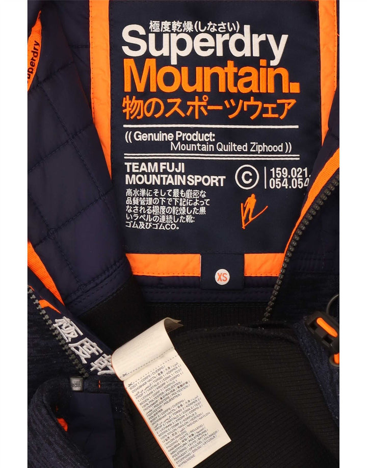 Мужской спортивный костюм с капюшоном Superdry XS, темно-синий полиэстер