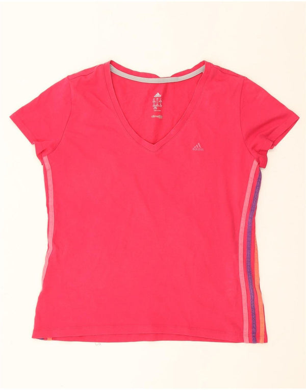 Женская футболка Adidas Climalite Top UK 20/22 XL Розовый хлопок