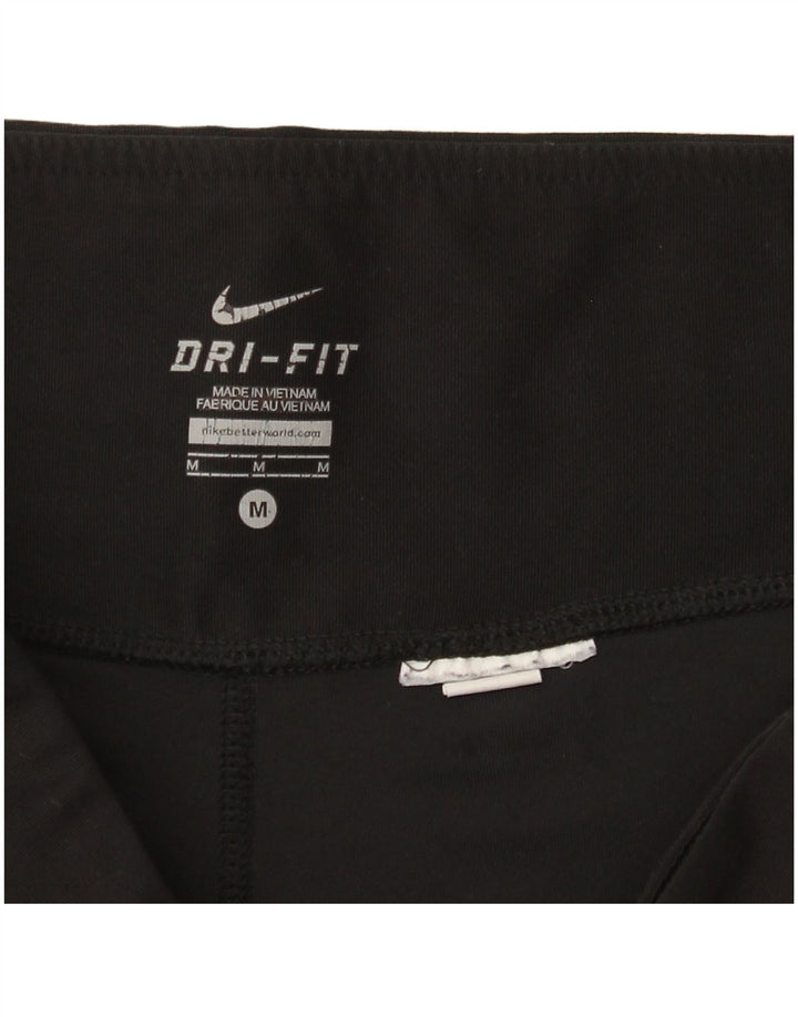 Женские спортивные брюки Nike Dri Fit UK 14, средние, черные