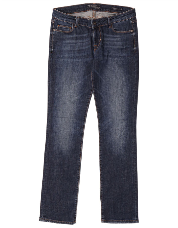 Женские прямые джинсы Guess Starlet W30 L32, синие, хлопок