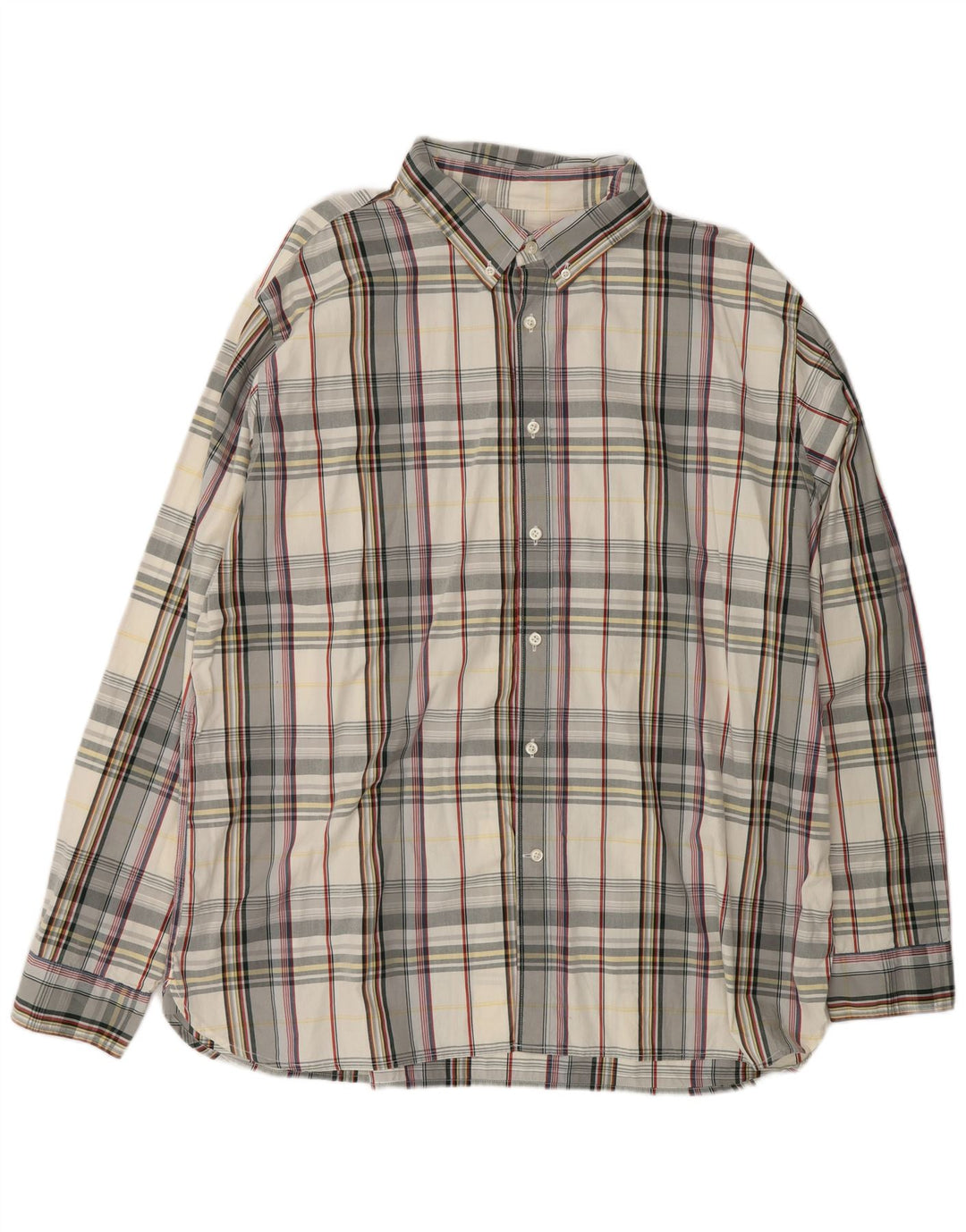 DOCKERS Мужская рубашка 2XL в разноцветную клетку, хлопок