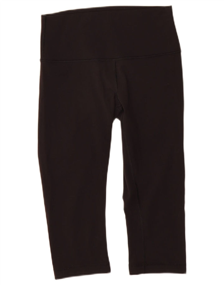 LULULEMON Женские леггинсы-капри, размер США 6, средний черный нейлон