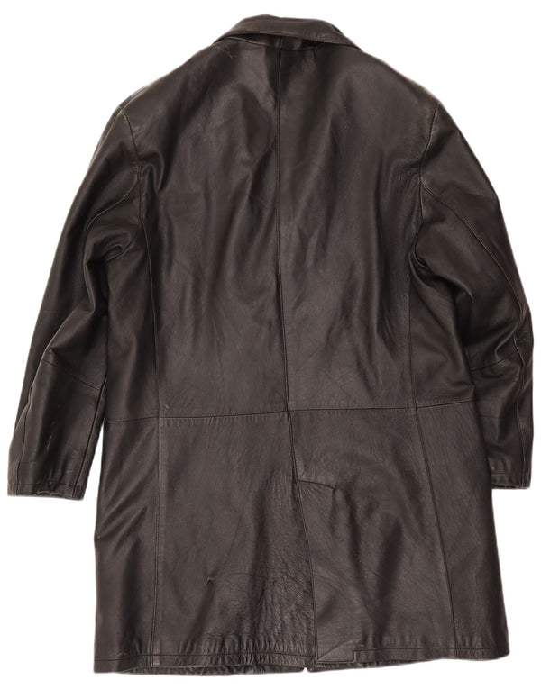 Мужское кожаное пальто Sorbino UK 44 2XL черное