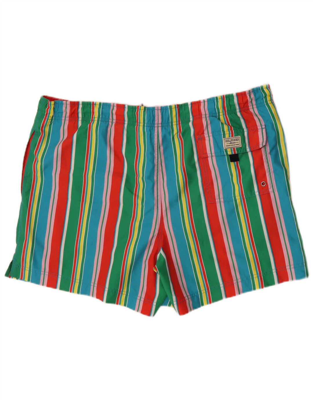 Мужские шорты для плавания Tommy Hilfiger XL, полиэстер в разноцветную полоску