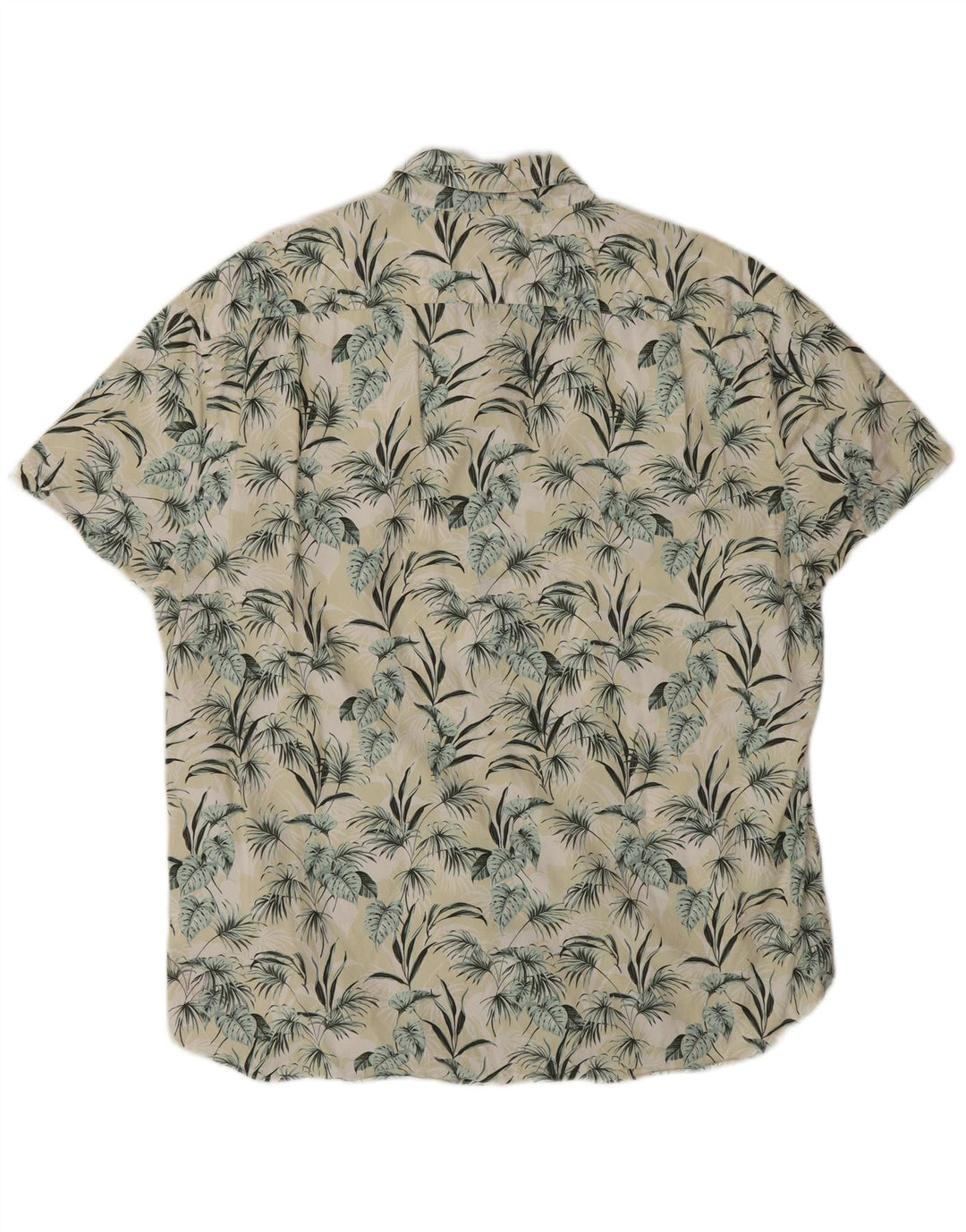 Мужская рубашка с коротким рукавом J. CREW XL, желтая хлопковая гавайская рубашка с цветочным принтом