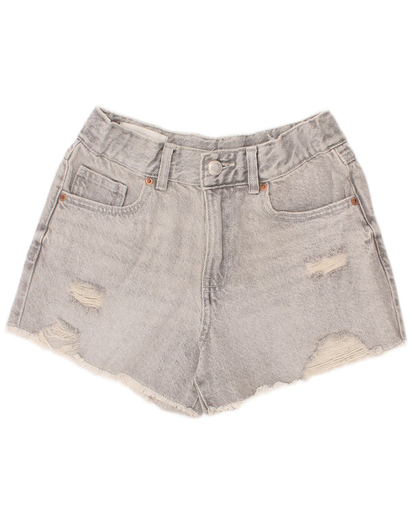 Джинсовые шорты Zara для девочек 11–12 лет, W24, серые