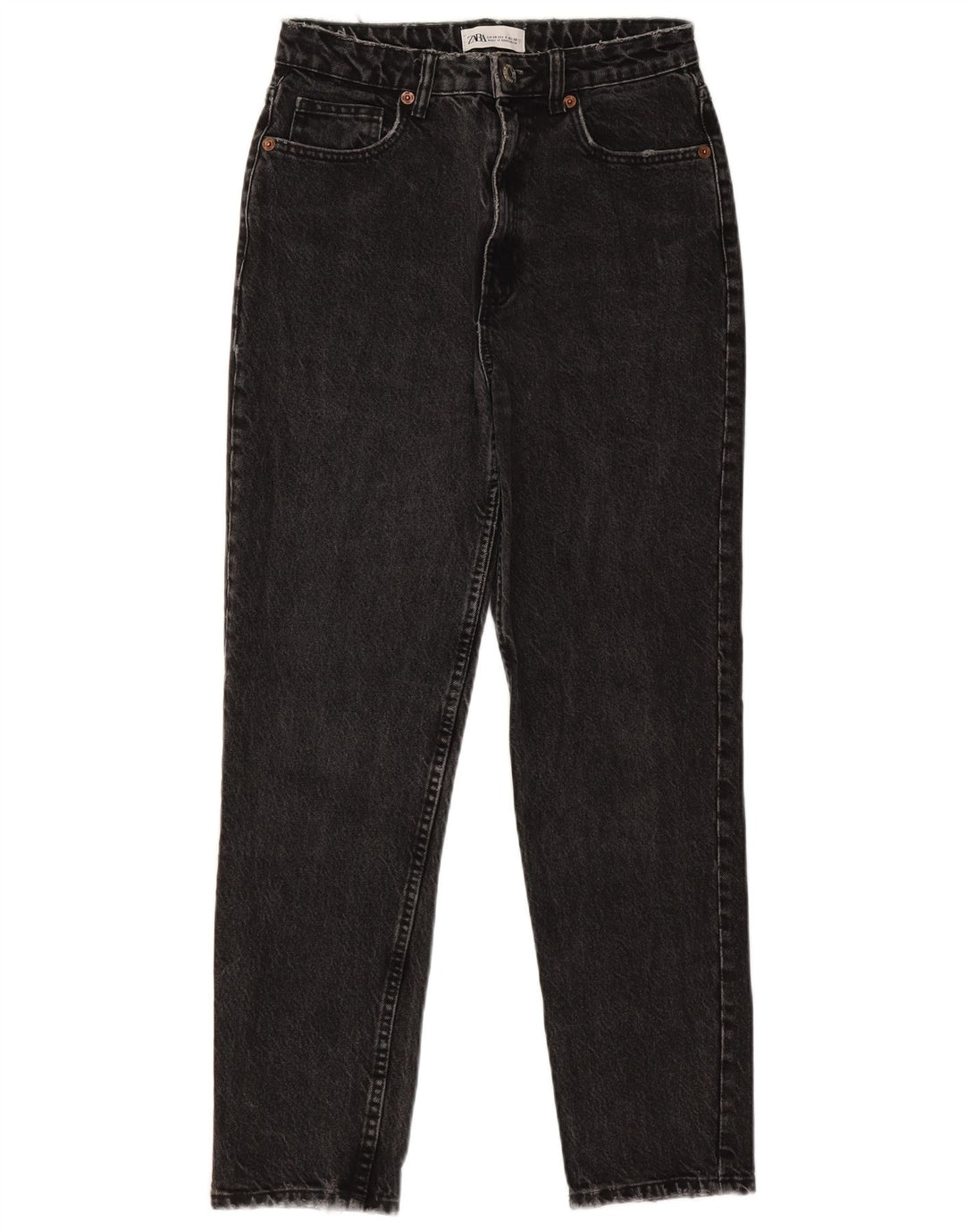 Женские зауженные джинсы ZARA EU 38 Small W28 L27 Серые