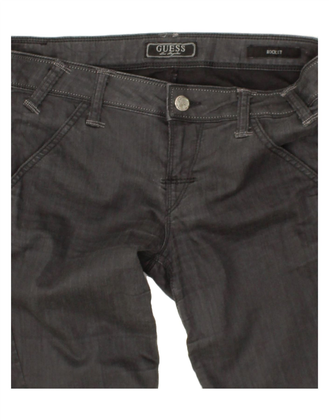 GUESS Womens Rocket Banana Slim Jeans W30 L30  Grey Vintage Guess and Second-Hand Guess from Messina Hembry 
