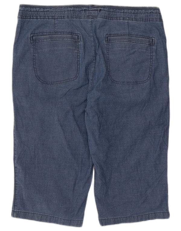 Женские шорты-бермуды свободного покроя Lee со средней посадкой, Великобритания, 16, 2XL, W38, синий хлопок