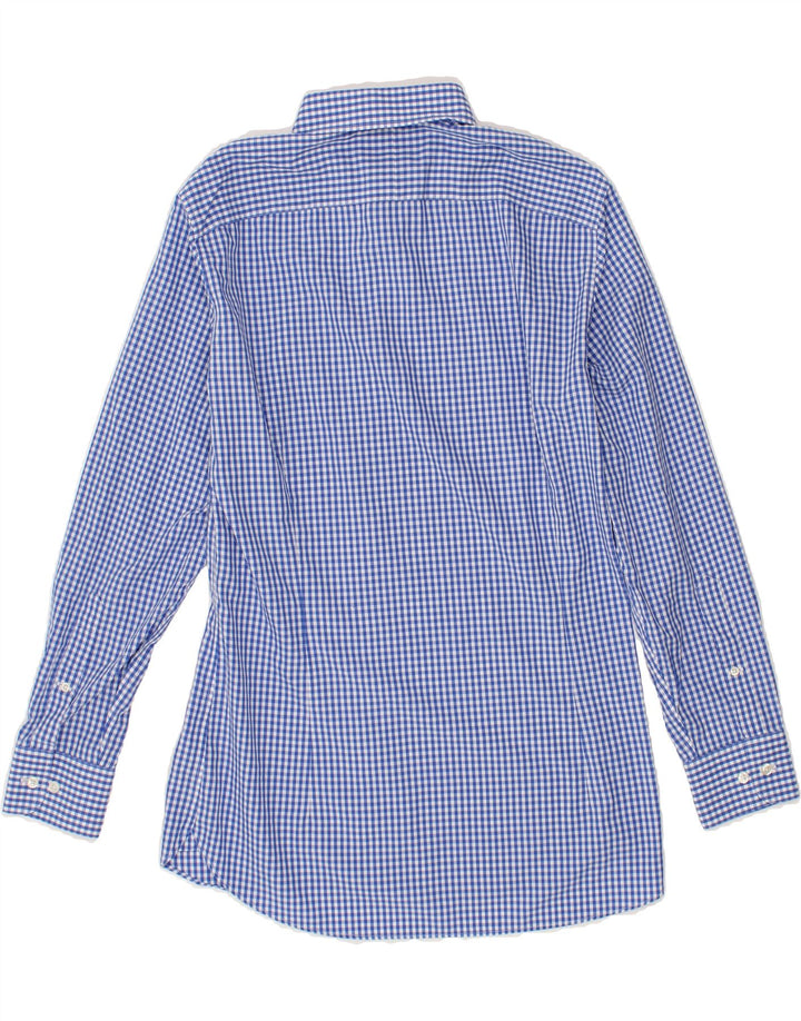 BONOBOS Mens Tailored Fit Slim Fit Shirt Size 15 1/2 Medium Blue Gingham Vintage BONOBOS and Second-Hand BONOBOS from Messina Hembry 