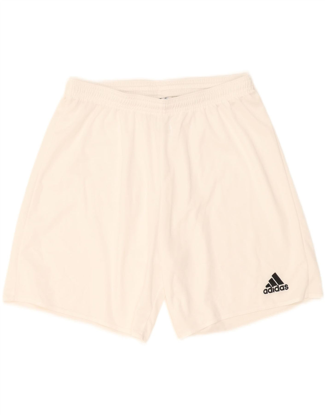 Мужские спортивные шорты Adidas большие белые из полиэстера