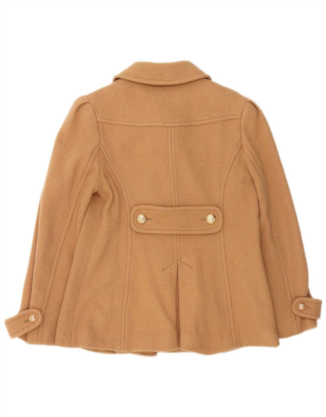Женский дафлкот Juicy Couture UK 12, средний коричневый, шерсть