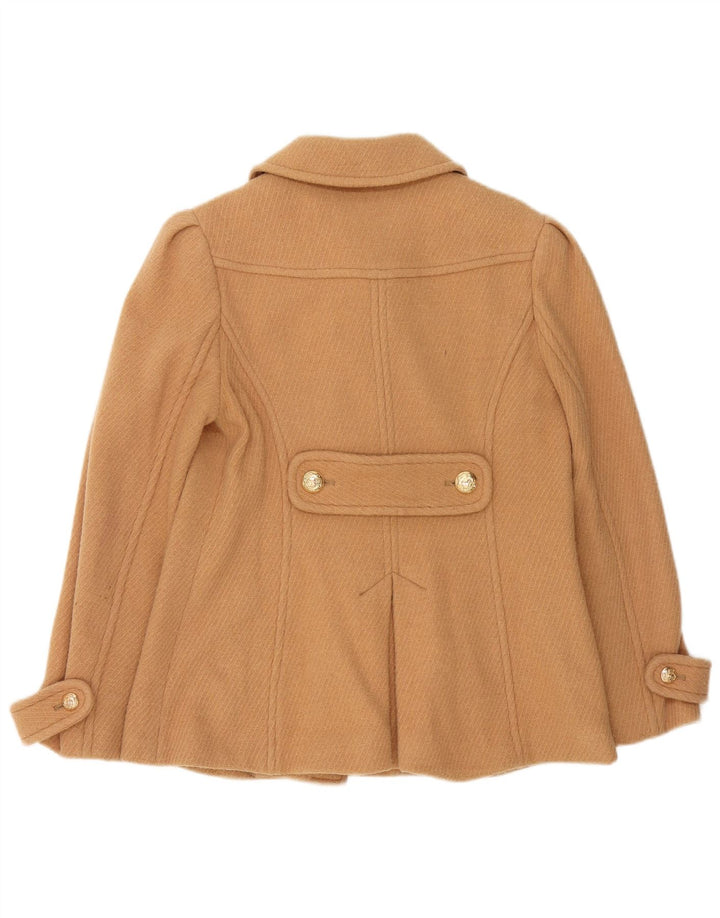 Женский дафлкот Juicy Couture UK 12, средний коричневый, шерсть