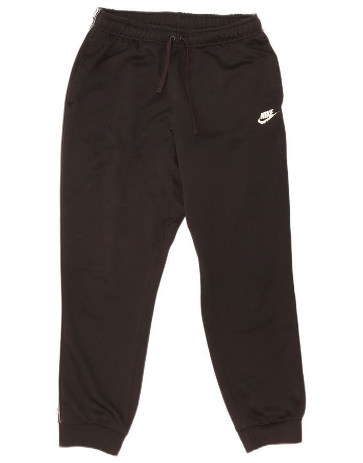 Мужские спортивные брюки с графическим рисунком Nike, джоггеры, средний черный, полиэстер