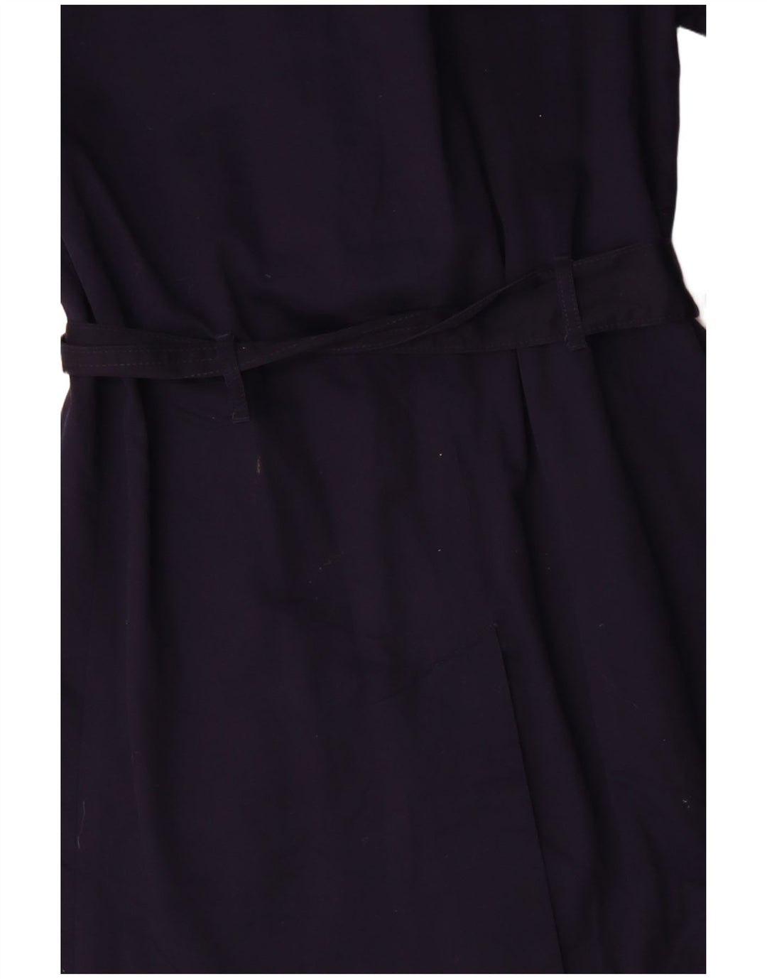 Женский тренч Marks & Spencer UK 14, средний темно-синий, хлопок