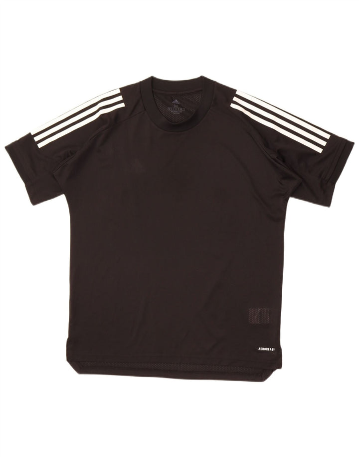 Мужская футболка Adidas Aeroready, средний черный полиэстер