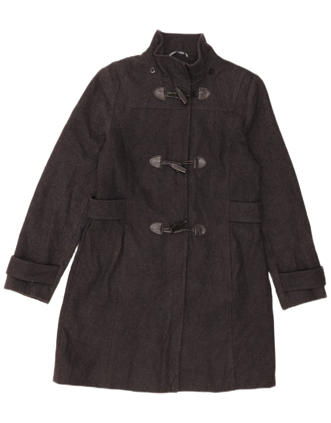 Женский дафлкот Nautica UK 14, средний черный, шерсть