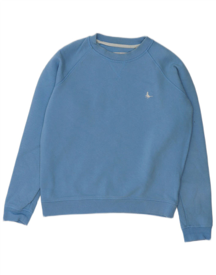 Женский свитер оверсайз JACK WILLS, размер UK 8, маленький синий, хлопок
