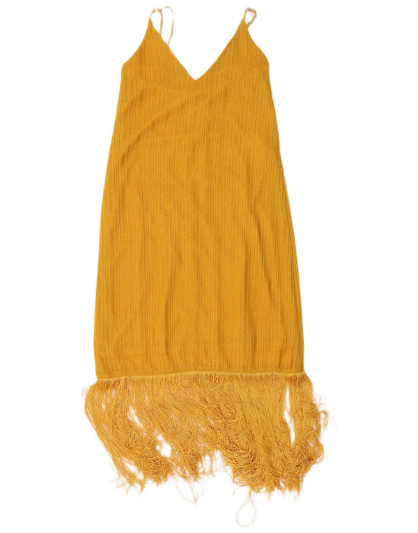 Женское платье Charleston Zara UK 10, маленькое желтое