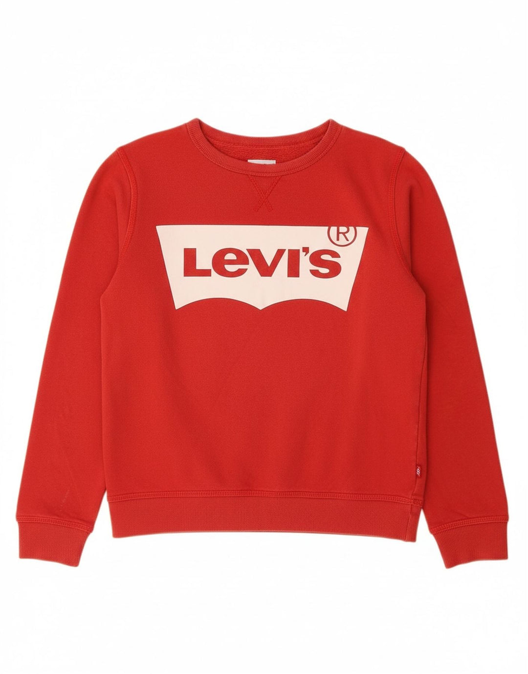 Толстовка с рисунком LEVI'S для мальчиков, 13-14 лет, красный хлопок