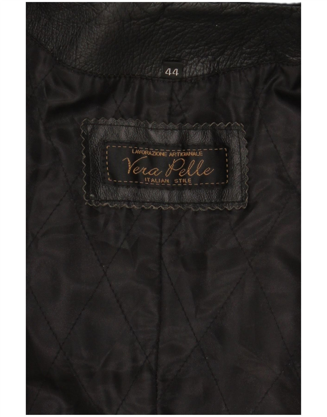 LAVORAZIONE ARTIGIANALE Женское кожаное пальто IT 44 Medium Black Leather