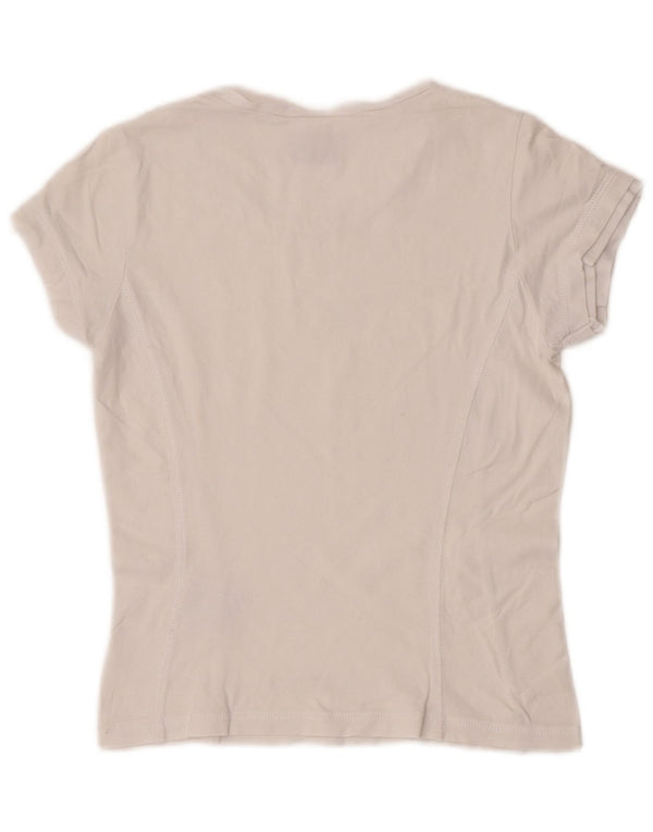 Укороченная футболка Champion Womens Heritage Classics Top UK 8, маленькая белая