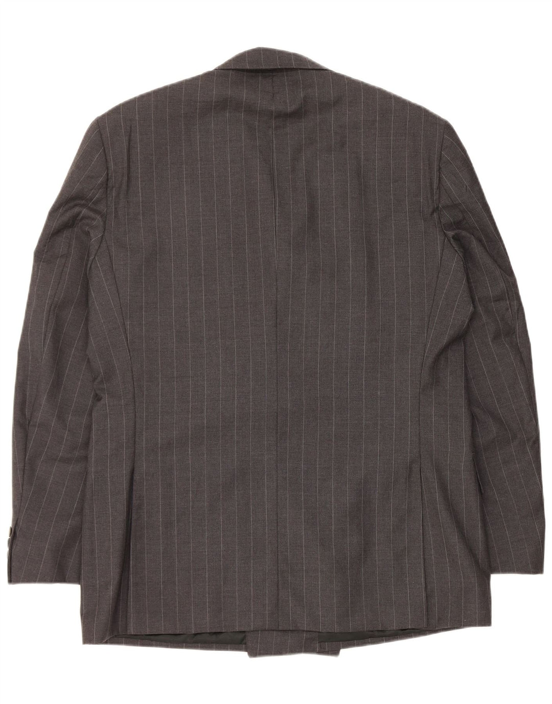 Мужской пиджак Ermenegildo Zegna размер 54 XL серый в полоску