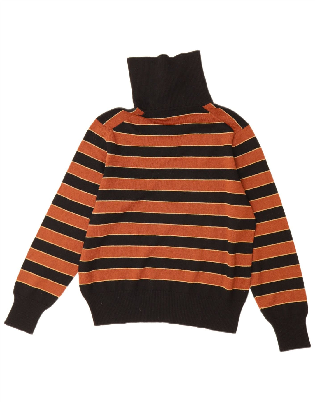 Женский джемпер BLEYLE с высоким воротником UK 12, средний, черный в полоску