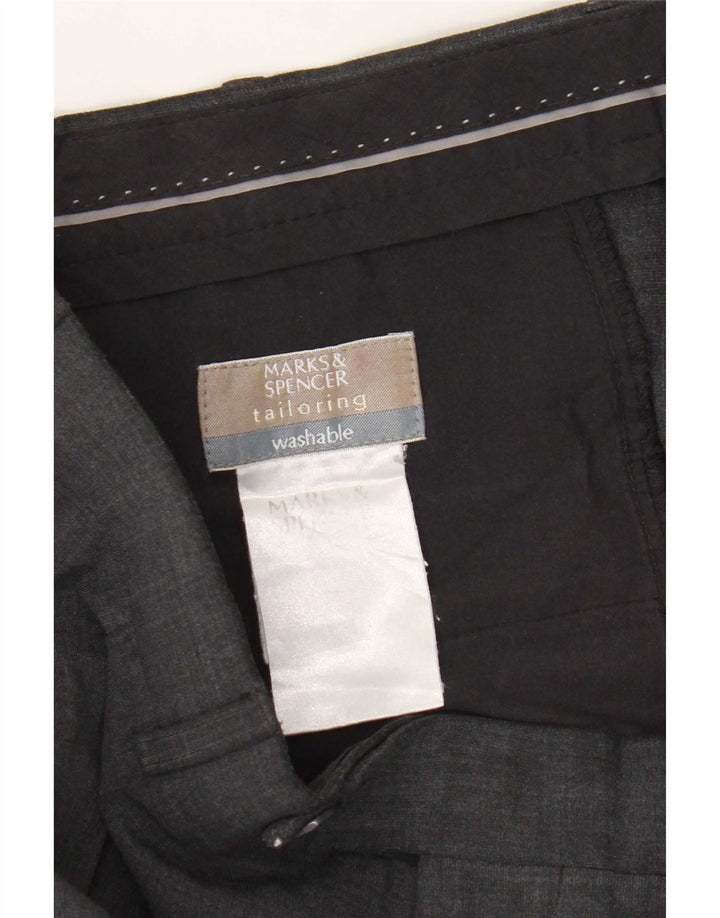 Мужские костюмные брюки Marks & Spencer W34 L28 серые