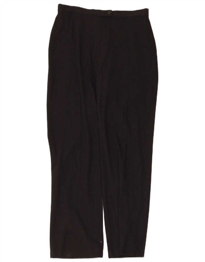 Женские прямые костюмные брюки Marks & Spencer UK 14, средние W30 L29, черные